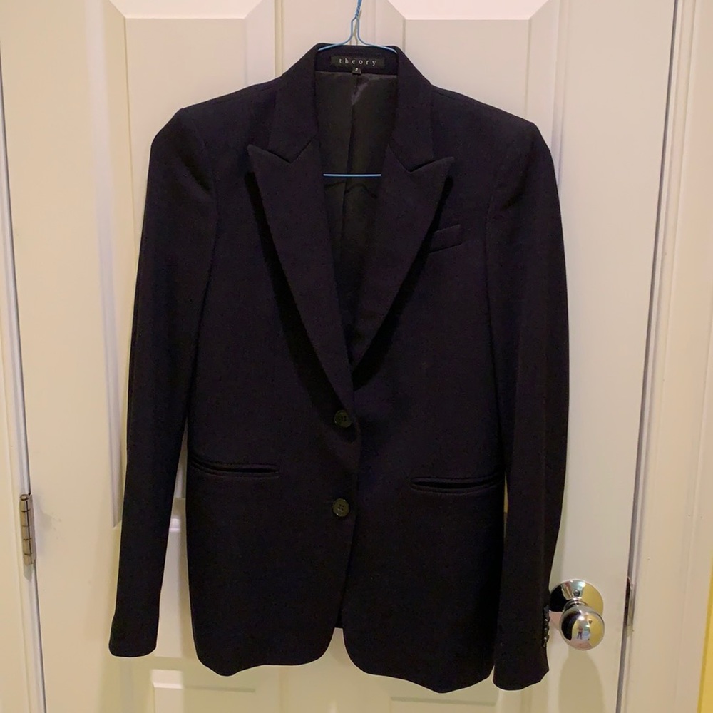 Theory Navy Blue Blazer